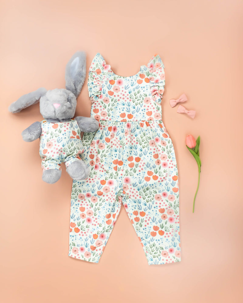 Poppy Jumpsuit With Matching Bunny