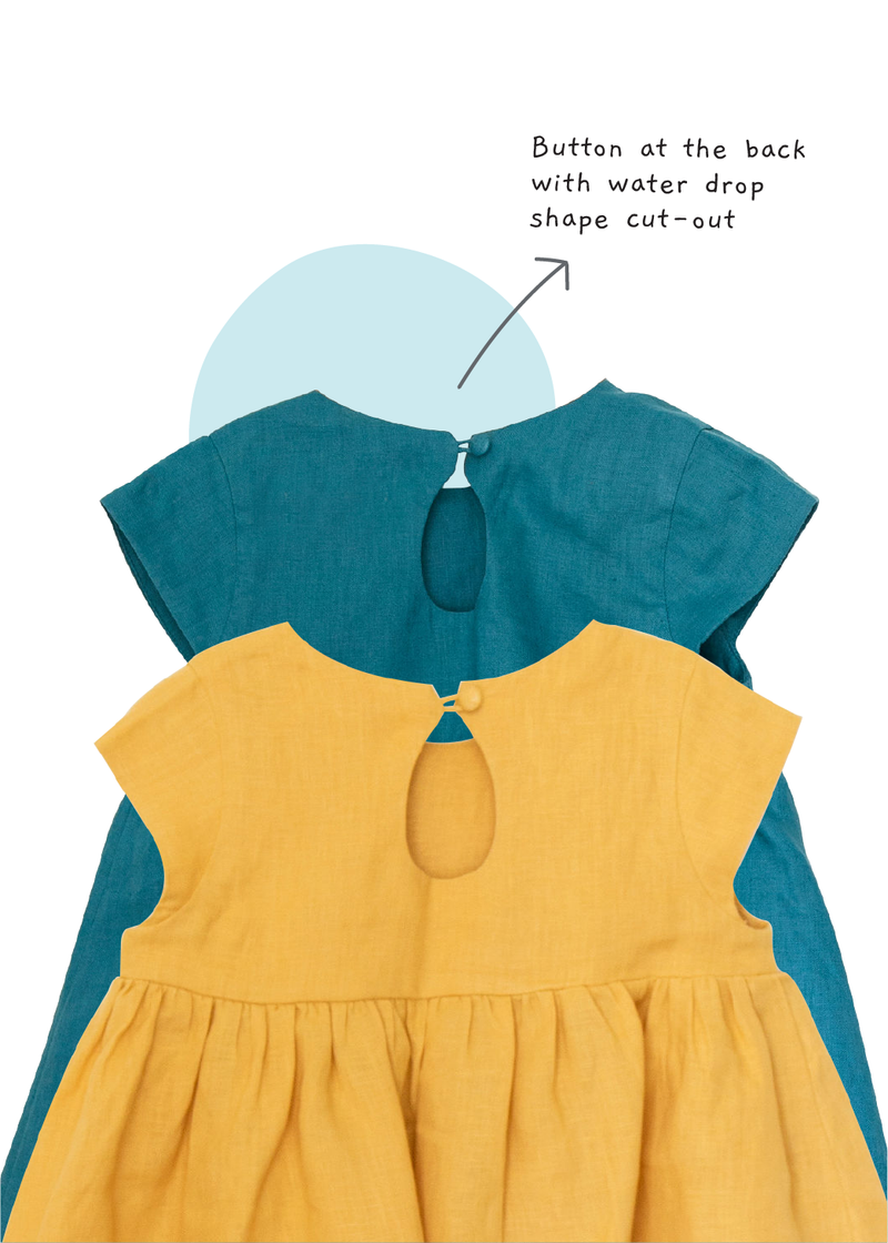 Lola Dress with Embroidery tinymoonkids Lola Dress with Embroidery tinymoonkids