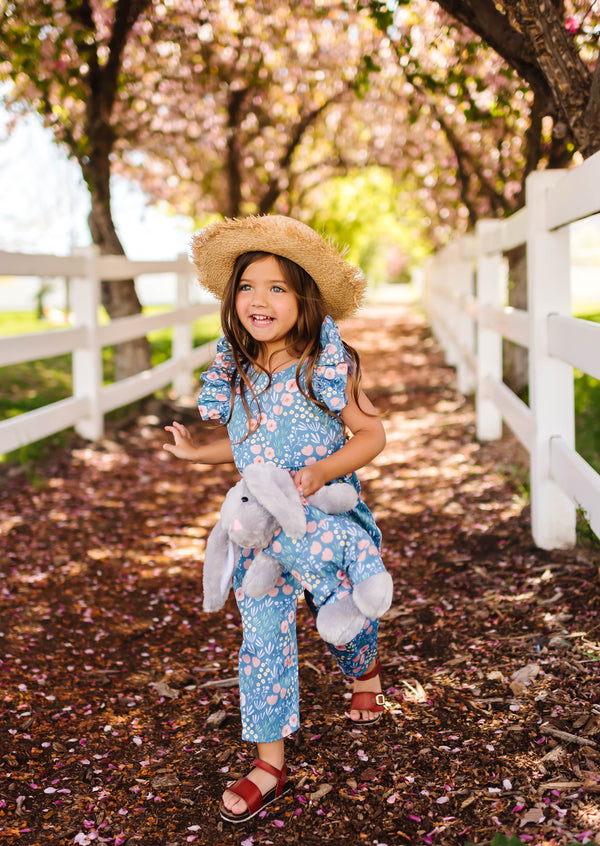 Poppy Jumpsuit With Matching Bunny